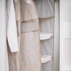 Чехол для одежды Листья 1000х600 мм бежевый - фото 4