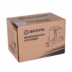 Циркуляционный насос для систем отопления Вихрь Ц-32/6 подъем 6 м 180 мм с гайками (68/7/9) - фото 2
