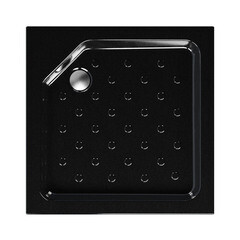 Поддон Метакам Universal акриловый 90х90х16 см квадрат черный низкий (АПS_013576) - фото 2