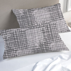 Наволочка 50х70 тенсель серая Mona Liza Bruno (2 шт.) - фото 2