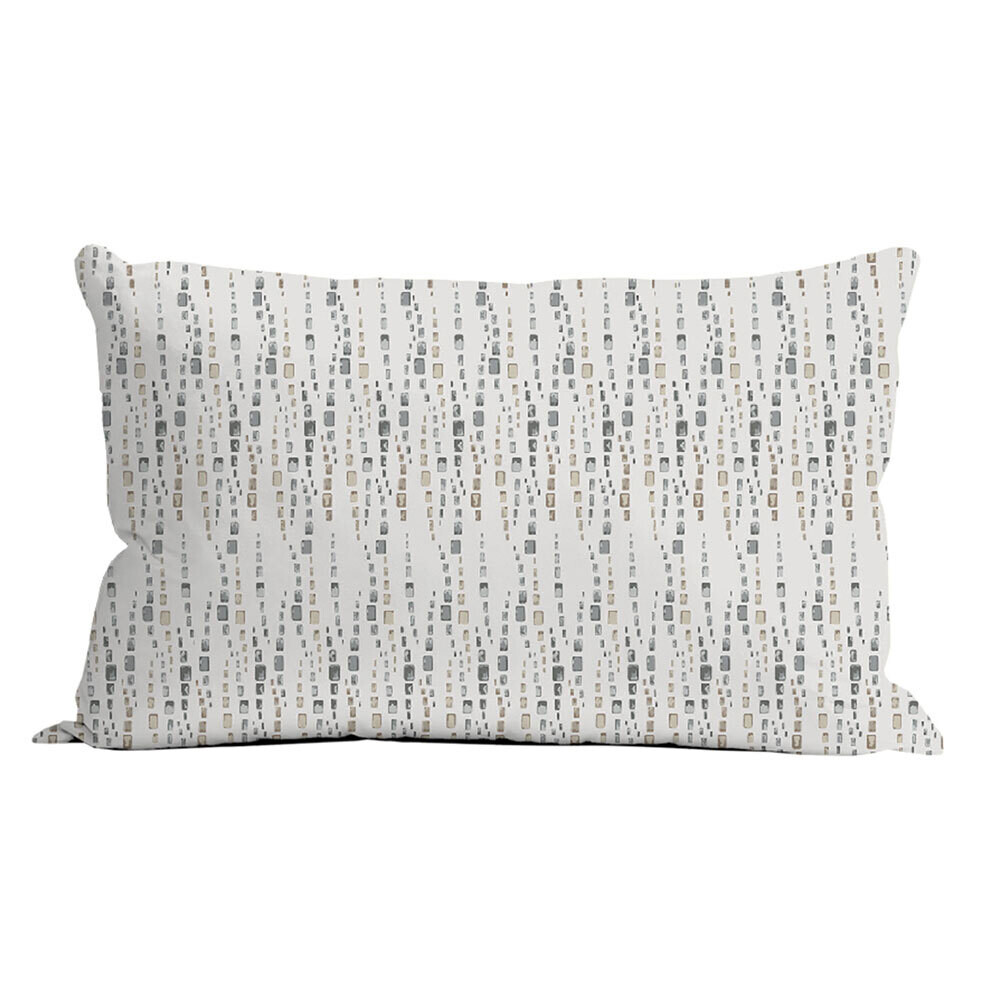 Изображение товара Наволочка 50х70 тенсель серо-бежевая Mona Liza Fred (2 шт.)