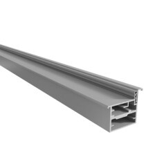 Изображение товара Коробка дверная скрытого монтажа Invisible 54х44х2100 мм универсальная серебро с петлями (2,5 шт.)