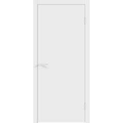 Дверь межкомнатная Smart 845х2050 мм эмаль белая глухая с притвором