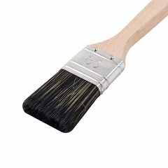 Кисть плоская смешанная щетина деревянная ручка Wenzo Wood 35х12 мм для антисептиков - фото 4