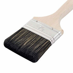 Кисть плоская смешанная щетина деревянная ручка Wenzo Wood 70х14 мм для антисептиков - фото 2