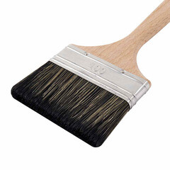 Кисть плоская смешанная щетина деревянная ручка Wenzo Wood 100х14 мм для антисептиков - фото 2