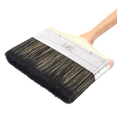 Кисть плоская смешанная щетина деревянная ручка Wenzo Wood 120х18 мм для антисептиков - фото 3