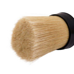 Кисть маховая натуральная щетина без ручки Hesler 60х95 мм для эмалей и лаков на алкидной основе - фото 3