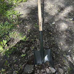 Лопата совковая Pretul PCD-L углеродистая сталь с деревянным черенком 1180 мм (22508) - фото 3