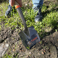 Лопата штыковая Truper TR-BY углеродистая сталь садовая с деревянным черенком 300 мм (17193) - фото 2