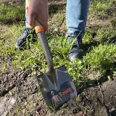 Лопата штыковая Truper TR-BY углеродистая сталь садовая с деревянным черенком 300 мм (17193) - фото 6