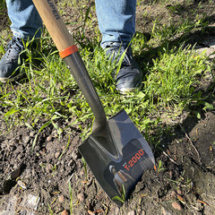 Лопата штыковая Truper TR-BY углеродистая сталь садовая с деревянным черенком 300 мм (17193) - фото 5