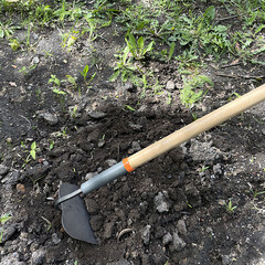 Тяпка садовая Truper 150 мм с деревянным лакированным черенком (10553) - фото 6