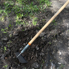 Тяпка садовая Truper 150 мм с деревянным лакированным черенком (10553) - фото 5