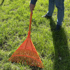 Грабли веерные Amigo (77024) полипропиленовые для листьев и травы 24 зуба 1200 мм - фото 3