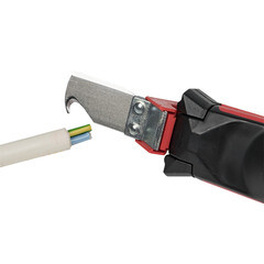 Нож диэлектрический EKF Professional для зачистки кабеля (ws-12) - фото 4