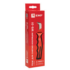 Нож диэлектрический EKF Professional для зачистки кабеля (ws-31) - фото 3