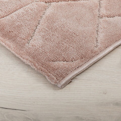 Ковер 0,8х1,5 м прямоугольный Soft розовый - фото 5