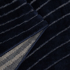 Ковер 1,6х2,3 м прямоугольный Soft синий - фото 6