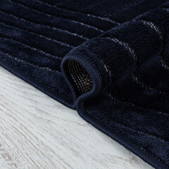 Ковер 1,6х2,3 м прямоугольный Soft синий - фото 4