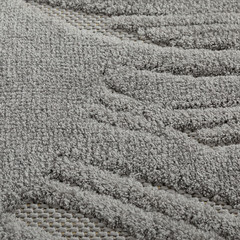 Ковер 1,6х2,3 м прямоугольный Soft серый - фото 4