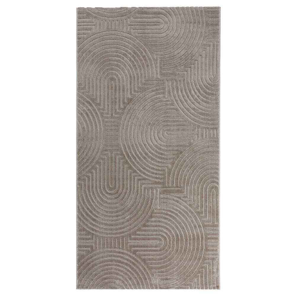 Ковер 0,8х1,5 м прямоугольный Soft светло-коричневый