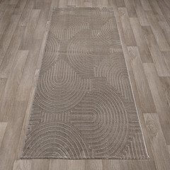 Ковер 1,6х2,3 м прямоугольный Soft светло-коричневый - фото 2