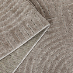 Ковер 1,6х2,3 м прямоугольный Soft светло-коричневый - фото 5