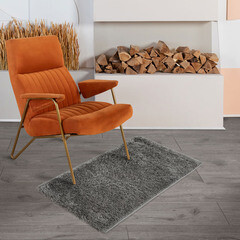 Ковер 0,8х1,5 м прямоугольный Dino дымчато-серый - фото 2