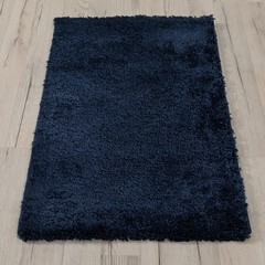 Ковер 1х2 м прямоугольный Dino темно-синий - фото 6