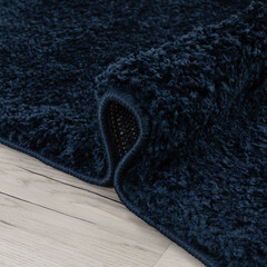 Ковер 1х2 м прямоугольный Dino темно-синий - фото 3