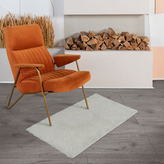 Ковер 1х2 м прямоугольный Dino белый - фото 2