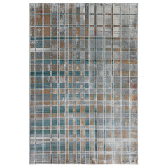 Ковер 0,8х1,5 м прямоугольный Ginza серо-зеленый - фото 1