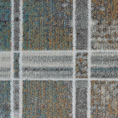 Ковер 0,8х1,5 м прямоугольный Ginza серо-зеленый - фото 4