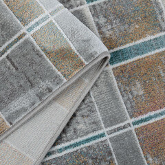 Ковер 0,8х1,5 м прямоугольный Ginza серо-зеленый - фото 3