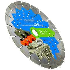 Диск алмазный по бетону Kronger Universal 230х22,2х2,5 мм сегментный сухой рез - фото 4