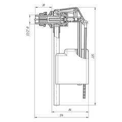 Клапан заливной Инкоэр боковой подвод 1/2 (И-БпрН Р) - фото 4