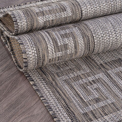 Ковер 0,8х1,5 м прямоугольный Vegas S002 серый безворсовый - фото 3