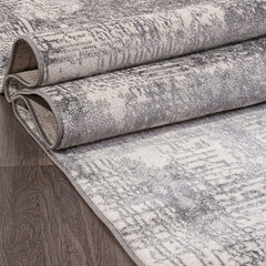 Ковер 0,8х1,5 м прямоугольный Tornado F050 серый - фото 4