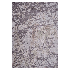 Ковер 0,8х1,5 м прямоугольный Luga 150200 20 бежево-серый безворсовый - фото 1