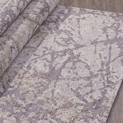 Ковер 0,8х1,5 м прямоугольный Luga 150200 20 бежево-серый безворсовый - фото 2