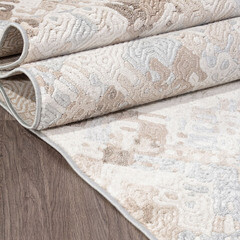 Ковер 0,8х1,5 м прямоугольный Miranda D958 кремовый - фото 3