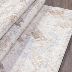 Ковер 0,8х1,5 м прямоугольный Miranda D958 кремовый - фото 2