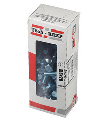 Болт оцинкованный M6x20 мм DIN 933 (80 шт.) - фото 2