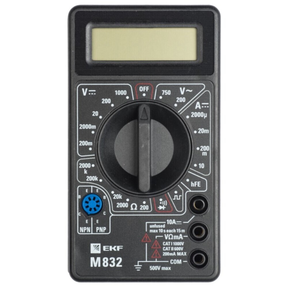 Изображение товара Мультиметр портативный EKF Master M832 (In-180701-bm832)