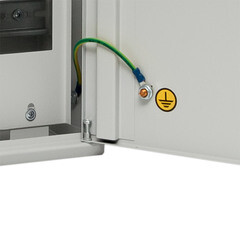 Щит распределительный навесной EKF PROxima ЩРН-90 металлический IP31 480х680х120 мм 90 модулей с замком - фото 8