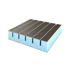 Плита теплоизоляционная Ruspanel RPG Real 20х600х2500 мм с двухсторонним армированием с продольными пропилами - фото 1