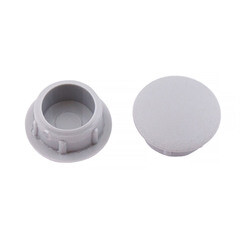 Изображение товара Заглушка декоративная пластиковая d8 мм светло-серая (35 шт.)