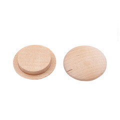 Изображение товара Заглушка декоративная деревянная d25 мм береза (30 шт.)