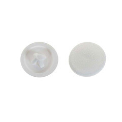 Изображение товара Заглушка декоративная пластиковая на шуруп №2 белая (50 шт.)